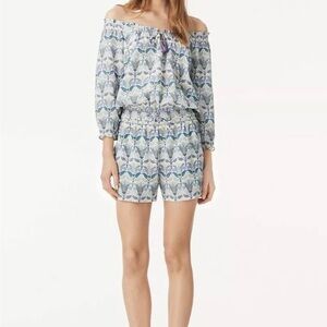 Tory Burch  Off-Shoulder Romper